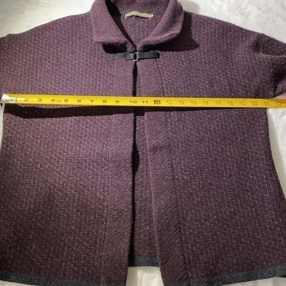 Chiaramente Wool Blend Open Front Cardigan Size Small - Picture 6 of 12